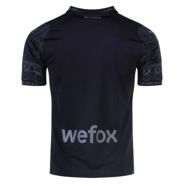 23-24 AC Milan x Pleasures Fourth Jersey Black Shirt - Image 2