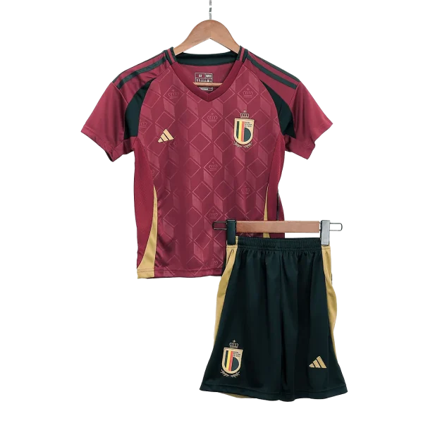 Kids Belgium Home Jersey Kit Euro 2024 - Image 3