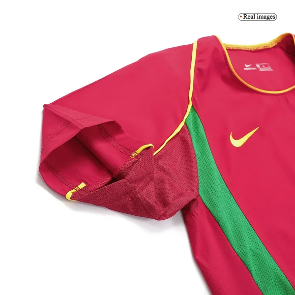 2002 Portugal Retro Jersey Home World Cup - Image 5