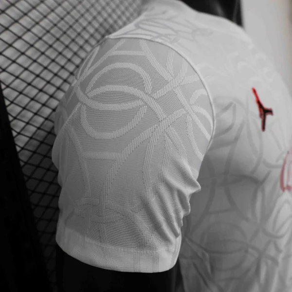 25-26 PSG Player Version Academy Pro Pre-Match White Jersey Customized team emblem stars - Image 7
