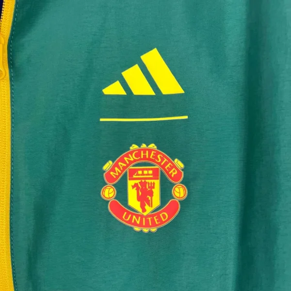 2023-2024 Manchester United Reversible Windbreaker（Blue-Green）Soccer Jersey 1:1 Thai Quality - Image 9