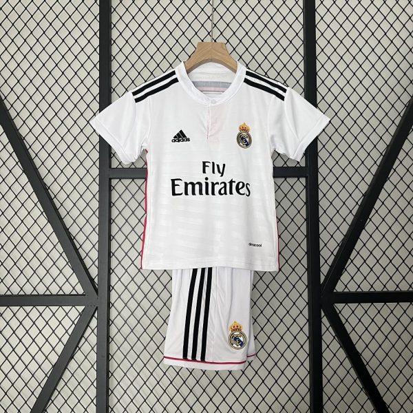 Real Madrid 14-15 Kids Retro Home Kit Cheap Jersey - Image 2