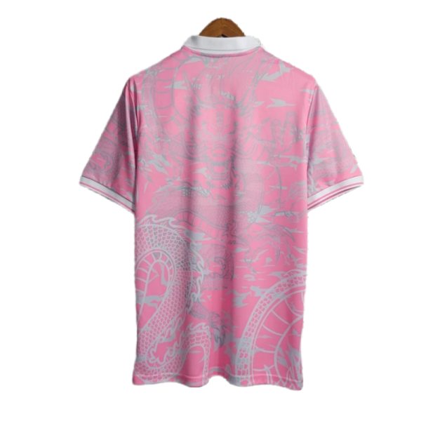23-24 Real Madrid Chinese Dragon Pink Football Shirt - Image 2