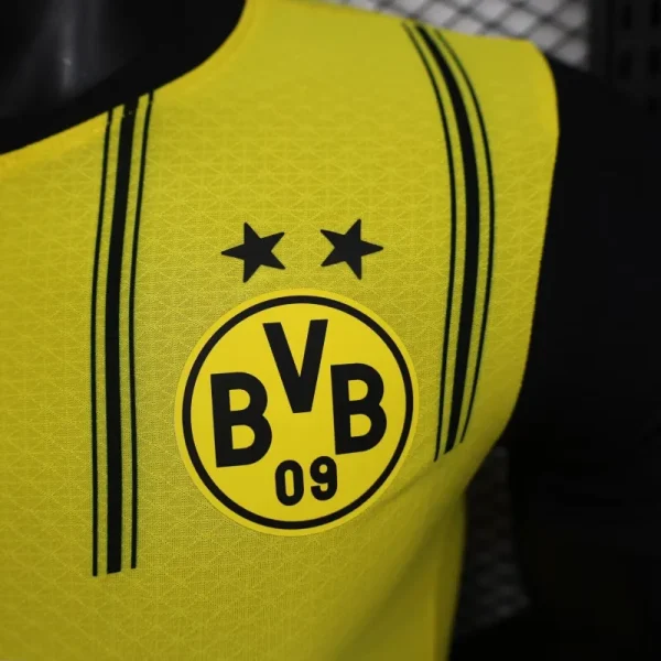 24-25 Borussia Dortmund Home Soccer Jersey Player Version - Image 4