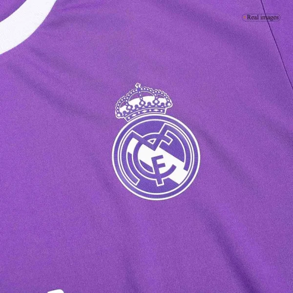 16-17 Real Madrid Retro Long Sleeve Jersey Away - Image 4