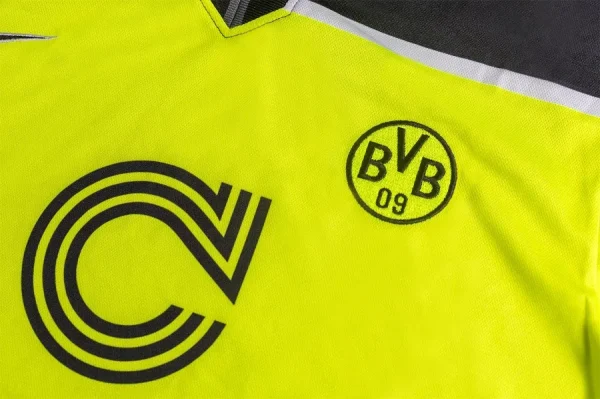 96-97 Borussia Dortmund Retro Jersey UCL Home - Image 7