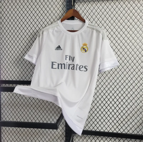 2015-16 Real Madrid RONALDO Home Retro Jersey - Image 9