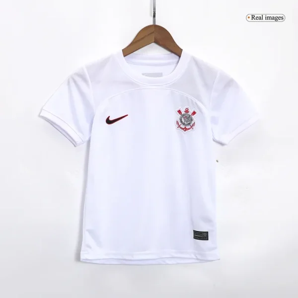 Kids Corinthians 2023/24 Home Jersey Kit - Image 2