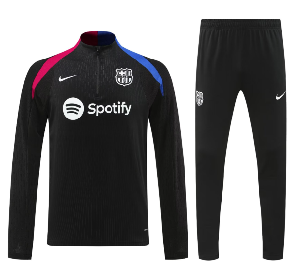 24-25 Barcelona Long Sleeve Training Suit Football Shirts