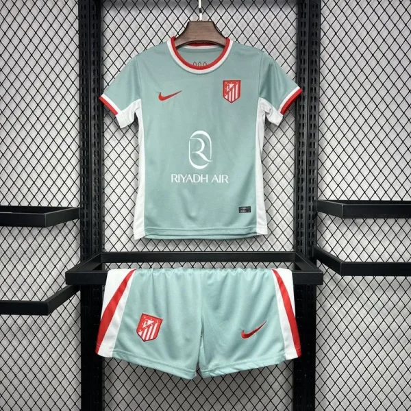 2024-25 Kids Atletico Madrid Away Jersey Kits - Image 2