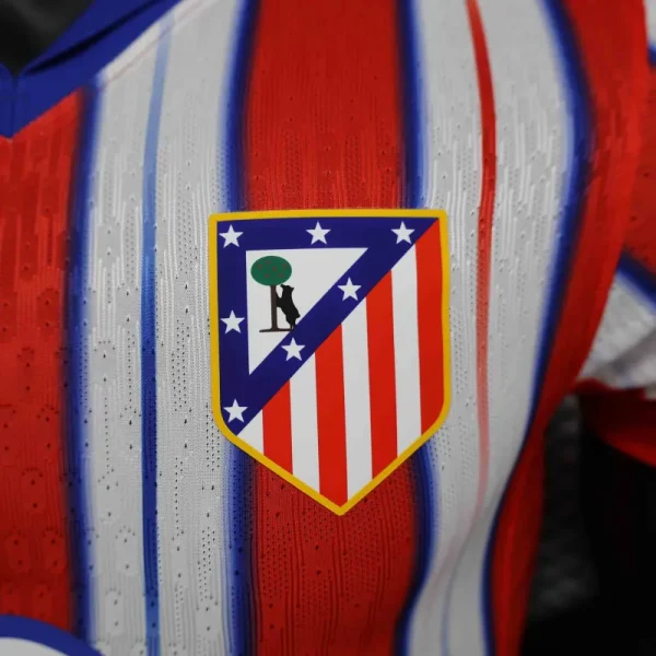24-25 Atletico Madrid Home Soccer Jersey Player Edition - Image 5