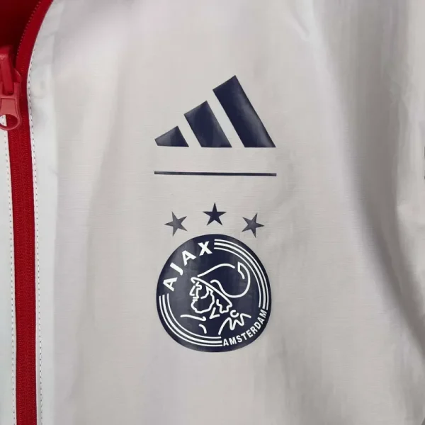2023-2024 Ajax Reversible Windbreaker（Red-White）Soccer Jersey 1:1 Thai Quality - Image 12