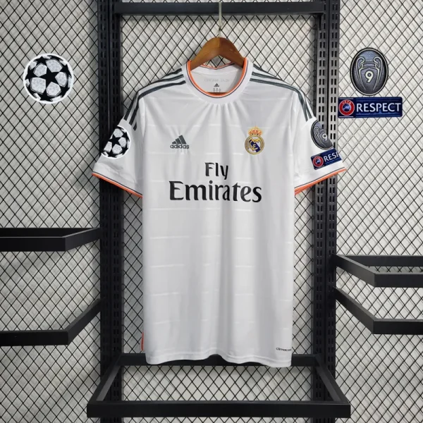2013-14 Real Madrid Home Retro Jersey - Image 3