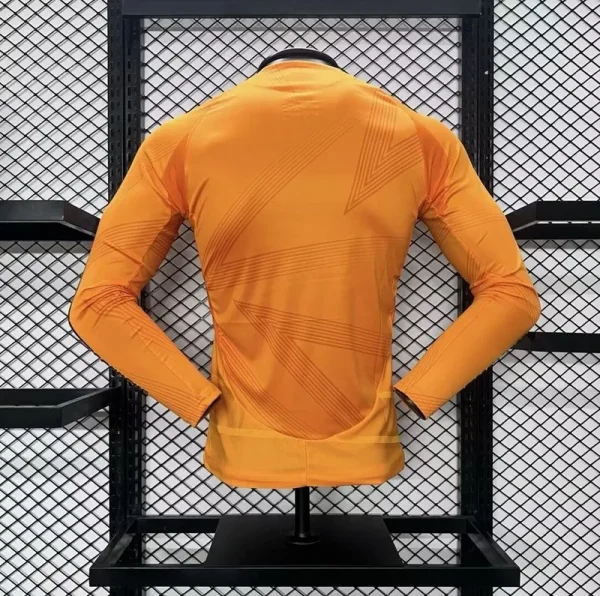 24-25 Real Madrid Away Soccer Jersey Player Edition Long Sleeve - Image 4