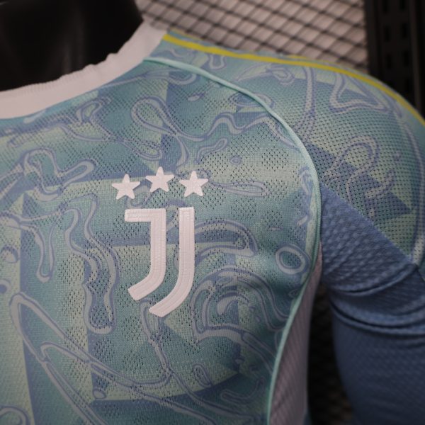 Juventus Away Jersey Football Shirt Long Sleeve Player Version 25-26 - Image 5