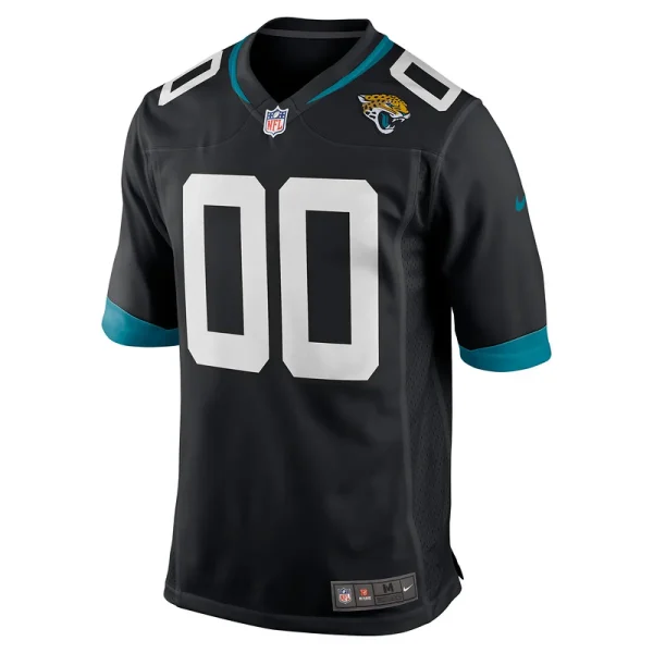 Men's Jacksonville Jaguars Nike Black Custom Game Jersey - Image 3