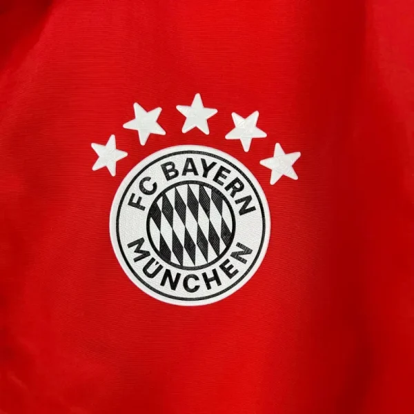 2023-2024 Bayern Munich Reversible Windbreaker （Red-white）Soccer Jersey 1:1 Thai Quality - Image 9
