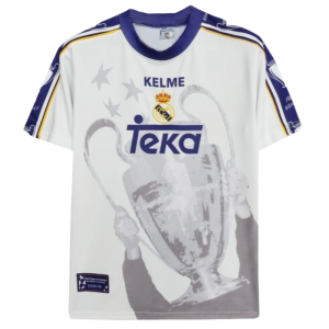 Real Madrid Retro Jersey UCL Commemorate Shirt 1997-98
