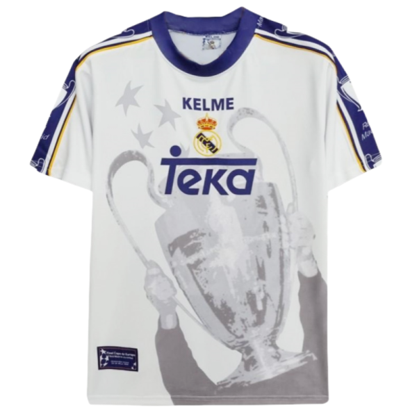 Real Madrid Retro Jersey UCL Commemorate Shirt 1997-98