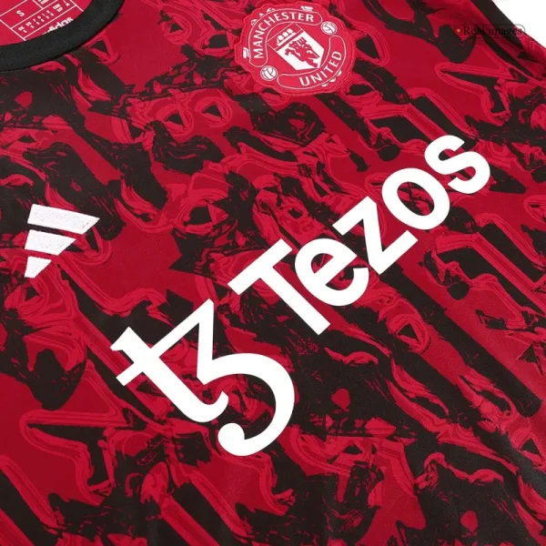 23-24 Manchester United Pre-Match Jersey - Image 7