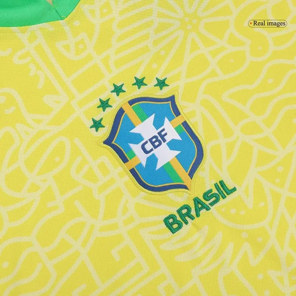 Brazil Home Jersey RODRYGO #10 VINI JR. #7 Copa America 2024 - Image 6