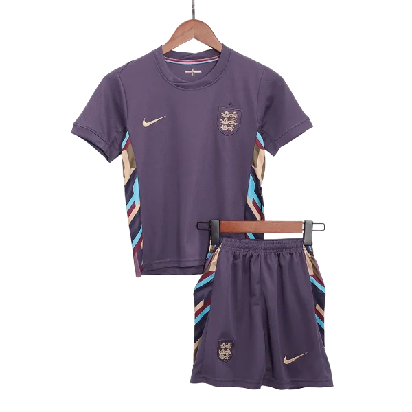 Kids England Away Soccer Socks 2024 Children Apparel - Image 3