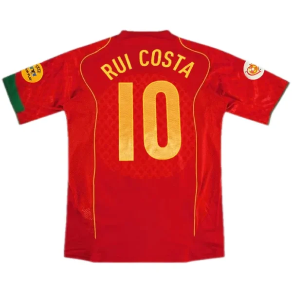 2004 Portugal Retro Jersey Home Euro Cup - Image 7