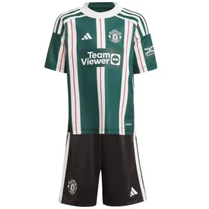 23-24 Kids Manchester United Away Jersey Kit