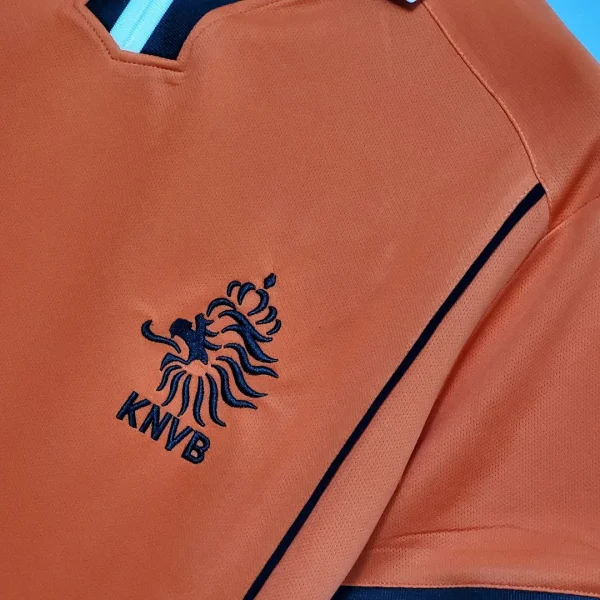 Netherlands Retro Jersey Home World Cup 1998 - Image 9