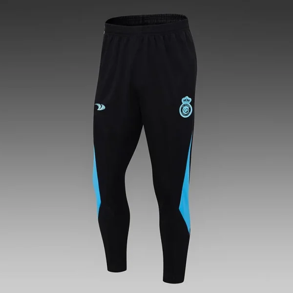 2024/2025 Al-Nassr Half-Pull Training Suit Blue Black Football Shirt - Image 5