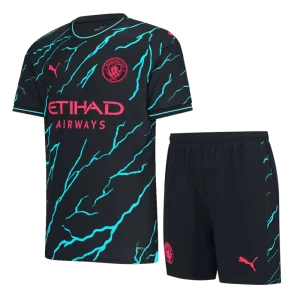 2023/24 Manchester City Third Away Kit Jersey+Shorts