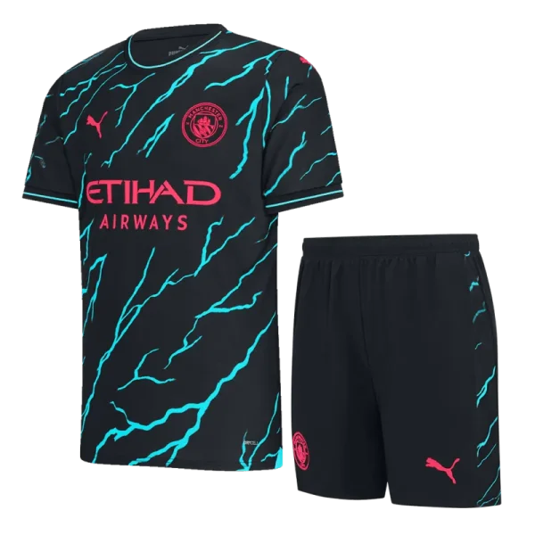 2023/24 Manchester City Third Away Kit Jersey+Shorts