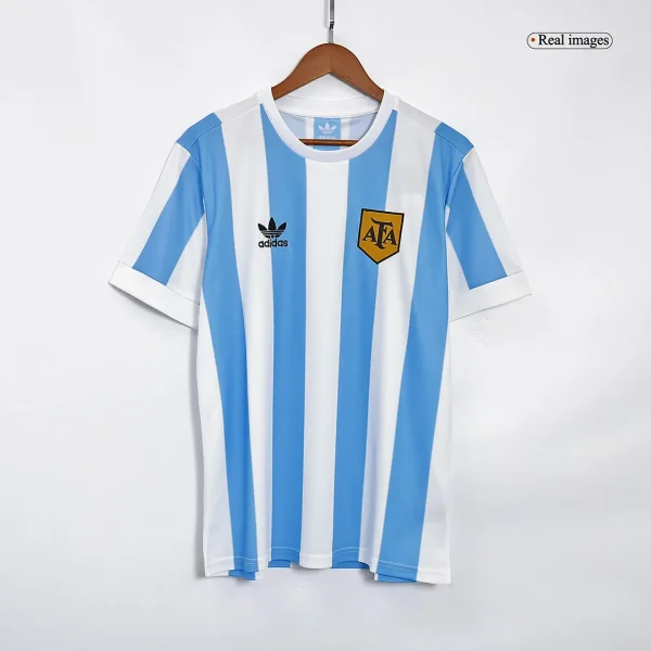 Argentina Retro Jersey Home World Cup 1978 - Image 3