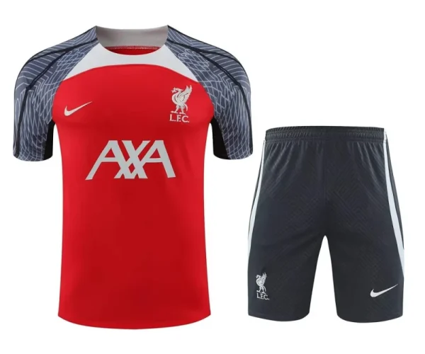 24-25  Liverpool Training Wear Red Suit Shirt