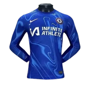 2024-25 Chelsea Club Home Player Version Long Sleeve Football Shirt