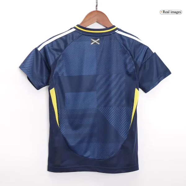 Kids Scotland Euro 2024 Home Kit  Youth Apparels - Image 4