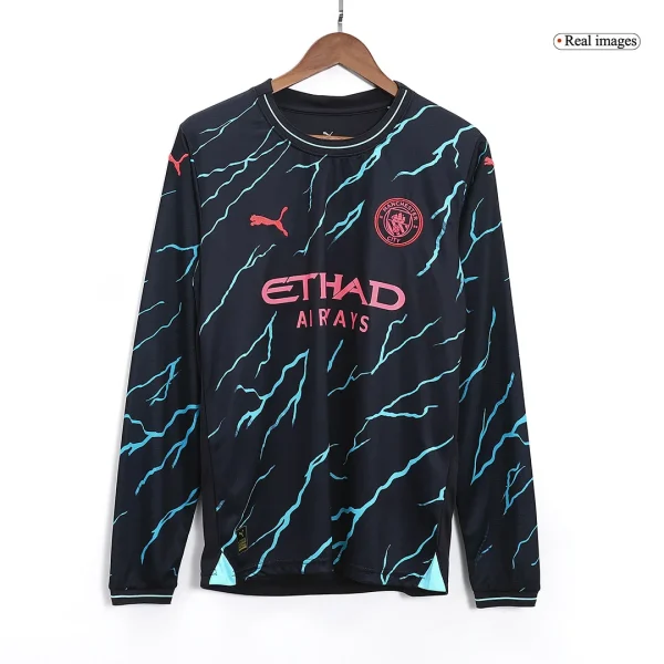 2023/24 Manchester City Third Long Sleeve Jersey - Image 3