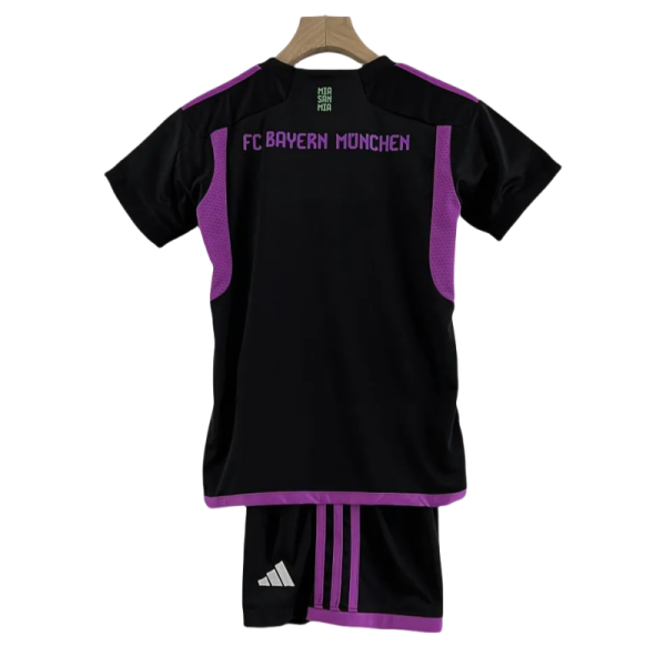 23-24 Kids Bayern Munich Away Kit Jersey+Shorts - Image 2