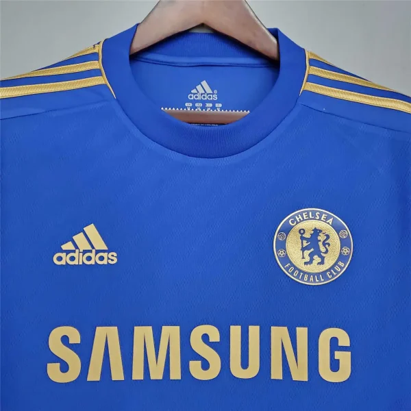 12-13 Chelsea Retro Jersey Home - Image 5