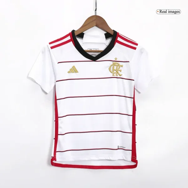 Kids CR Flamengo 2023/24 Away Jersey Kit - Image 3