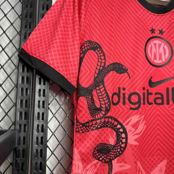 24-25 Inter Milan Red Special Edition Kit Jersey - Image 5