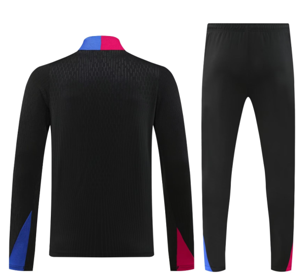 24-25 Barcelona Long Sleeve Training Suit Football Shirts - Image 2