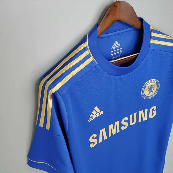12-13 Chelsea Retro Jersey Home - Image 10