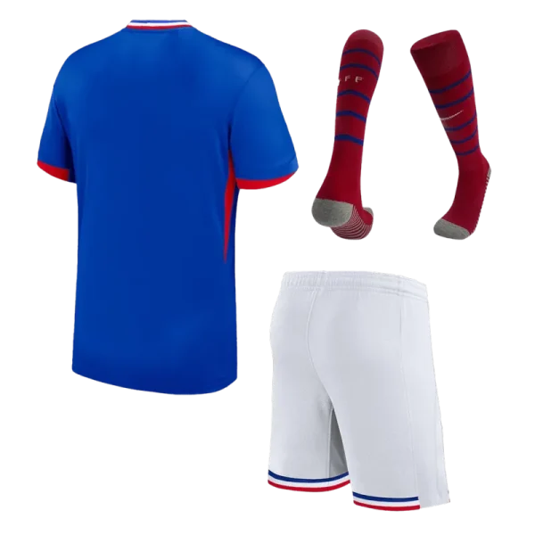 2024 France Home Whole Kit(Jersey+Shorts+Socks) Euro - Image 2