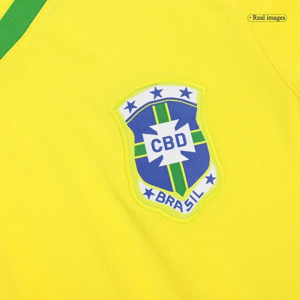 Brazil Retro Home Jersey 1977 - Image 4