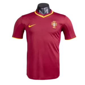 2000 Portugal Retro Soccer Jersey Home Replica Euro Cup