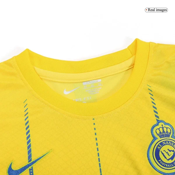 2023/24 Kids Al Nassr Home Kit Jersey+Shorts - Image 4