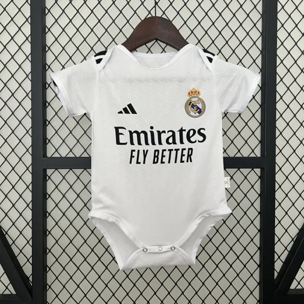 24-25 Real Madrid Home Baby Shirt - Image 7