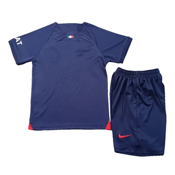 23-24  Kids PSG Home Whole Kit Jersey+Shorts+Socks - Image 3