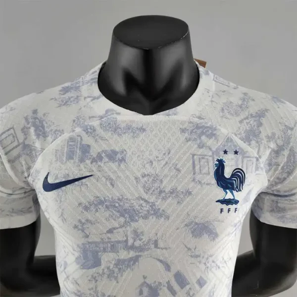 France Shirt World Cup Away Players Edition Player Version 2022 - Image 3